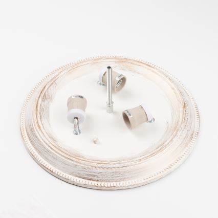 Brilagi - Φωτιστικό οροφής CLASSIC 3xE27/60W/230V κρεμ/πατίνα