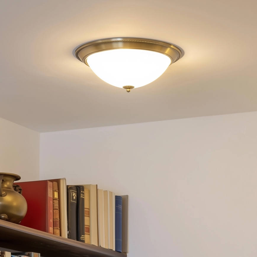 Brilagi - Φωτιστικό οροφής CLASSIC 3xE27/60W/230V μπρονζέ
