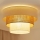 Brilagi-Φωτιστικό οροφής DENVER LUNETA 1xE27/15W/230V διάμετρος 45 μπεζ/καφέ/κρεμ