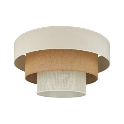 Brilagi-Φωτιστικό οροφής DENVER LUNETA 1xE27/15W/230V διάμετρος 45 μπεζ/καφέ/κρεμ