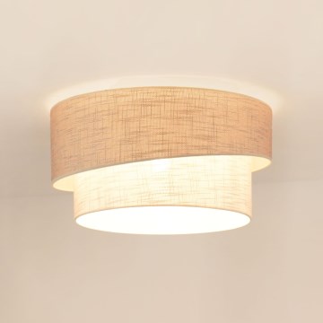 Brilagi - Φωτιστικό οροφής DOVER SHINE 1xE27/15W/230V διάμετρος 50 cm γκρι/κρεμ