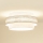 Brilagi - Φωτιστικό οροφής DOVER SPACE LED/12W/230V διάμετρος 50 cm 3000K/4000K/6400K γκρι/κρεμ