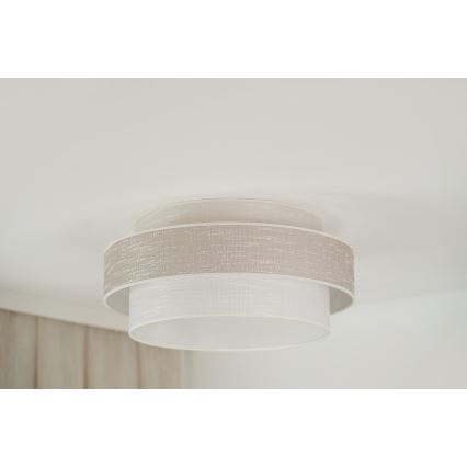 Brilagi - Φωτιστικό οροφής DOVER SPACE LED/12W/230V διάμετρος 50 cm 3000K/4000K/6400K γκρι/κρεμ