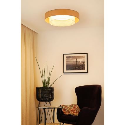 Brilagi - Φωτιστικό οροφής LED ARIZONA BOHO LED/26W/230V διάμετρος 60 cm μπεζ