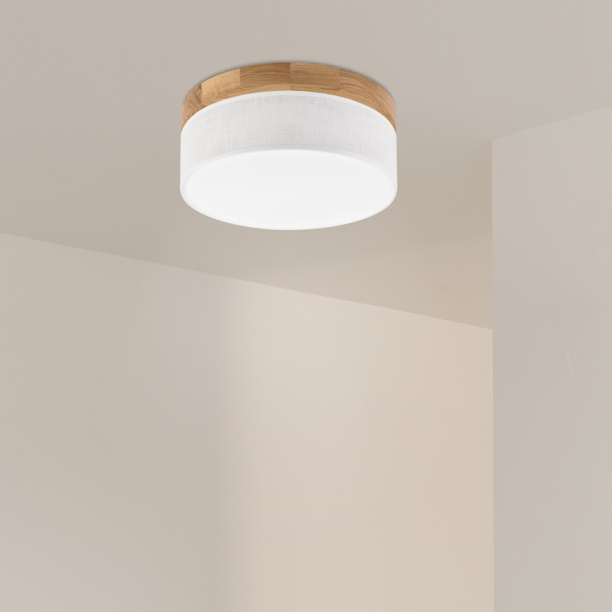 Brilagi - Φωτιστικό οροφής LED BELLADONNA LED/20W/230V Ø 30 cm λευκό/δρυς
