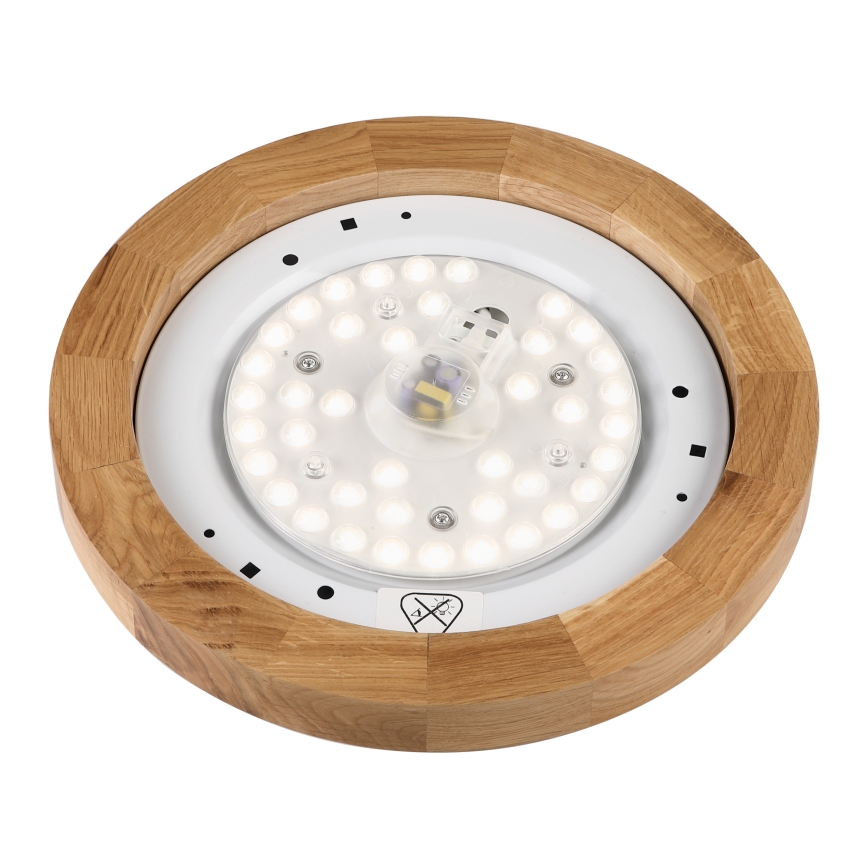 Brilagi - Φωτιστικό οροφής LED BELLADONNA LED/20W/230V Ø 30 cm λευκό/δρυς