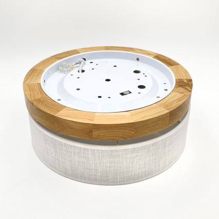 Brilagi - Φωτιστικό οροφής LED BELLADONNA LED/20W/230V Ø 30 cm λευκό/δρυς