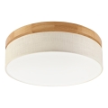 Brilagi - Φωτιστικό οροφής LED BELLADONNA LED/36W/230V διάμετρος 40 εκ. κρέμα/δρυς