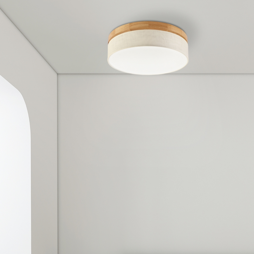 Brilagi - Φωτιστικό οροφής LED BELLADONNA LED/36W/230V διάμετρος 40 εκ. κρέμα/δρυς