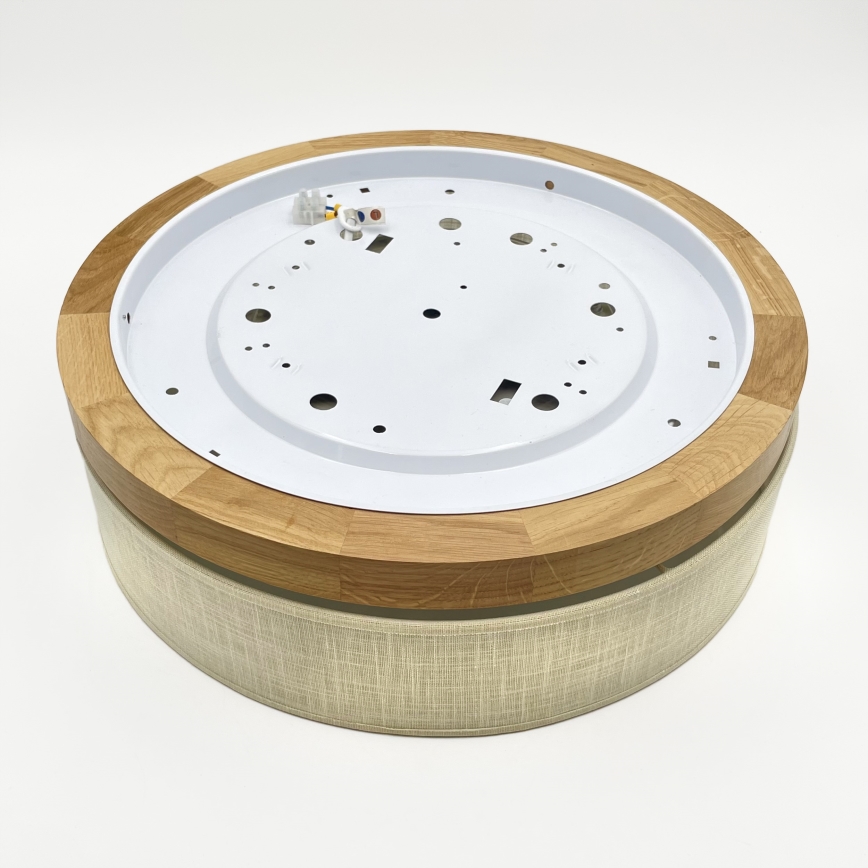 Brilagi - Φωτιστικό οροφής LED BELLADONNA LED/36W/230V διάμετρος 40 εκ. κρέμα/δρυς