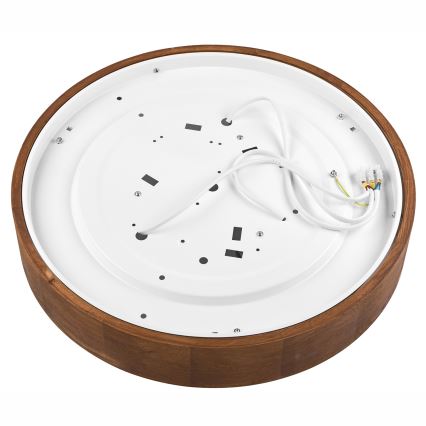 Brilagi - Φωτιστικό οροφής LED CARVALHO 3xE27/60W/230V δρυς κερασιά διάμετρος 47 cm