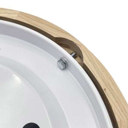 Brilagi - Φωτιστικό οροφής LED CARVALHO LED/20W/230V σε απόχρωση δρυός Ø 27,5 εκ.