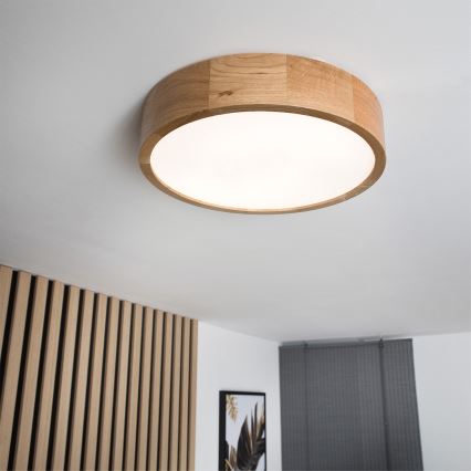Brilagi - Φωτιστικό οροφής LED CARVALHO LED/36W/230V δρυς, Ø 37,5 εκ.