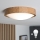 Brilagi - Φωτιστικό οροφής LED CARVALHO SLIM 1xE27/60W/230V δρυς διάμετρος 27 cm