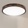 Brilagi - Φωτιστικό οροφής LED CARVALHO SLIM SMOKEY LED/36W/230V, φινίρισμα δρυός, διάμετρος 47,5 εκ.