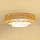 Brilagi - Φωτιστικό οροφής LED CEDAR LUNETA LED/26W/230V μπεζ/καφέ/κρεμ