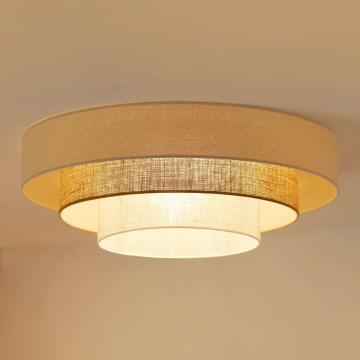 Brilagi - Φωτιστικό οροφής LED DENVER LUNETA LED/12W/230V διάμετρος 60 cm 3000K/4000K/6400K μπεζ/κρεμ