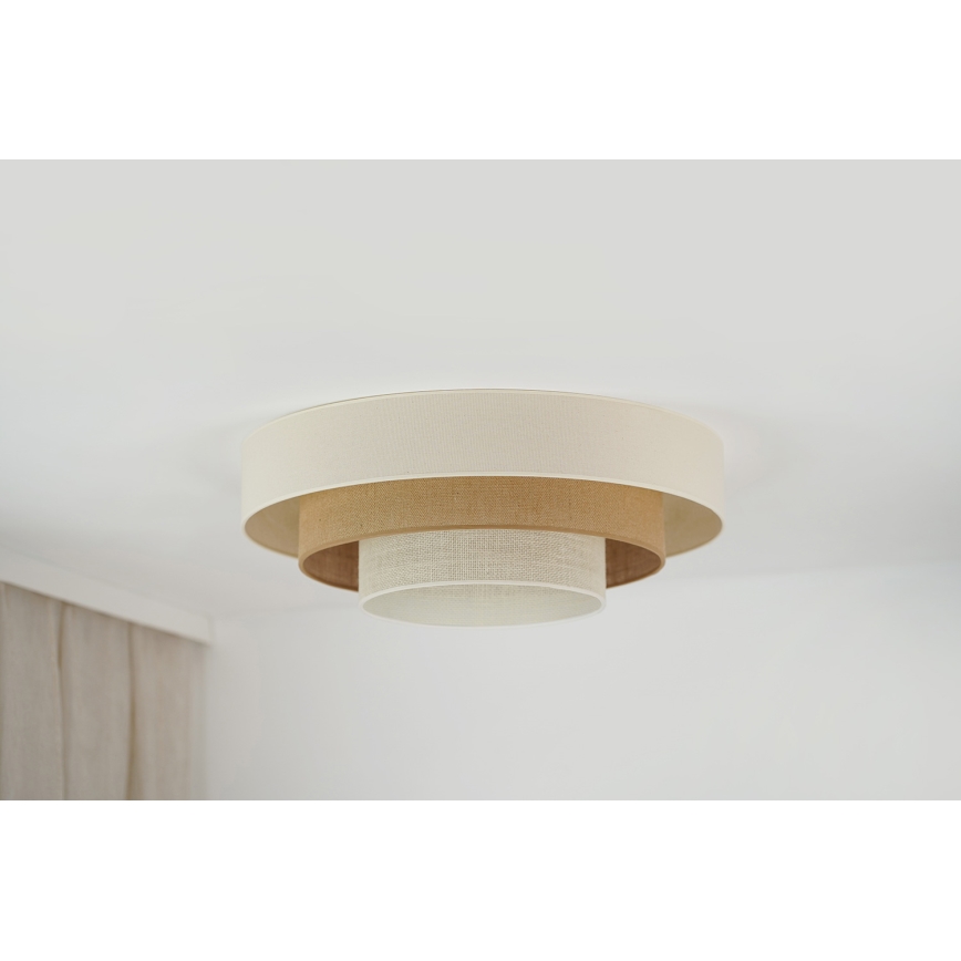 Brilagi - Φωτιστικό οροφής LED DENVER LUNETA LED/12W/230V διάμετρος 60 cm 3000K/4000K/6400K μπεζ/κρεμ