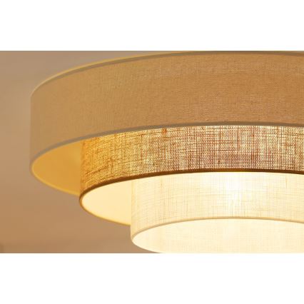 Brilagi - Φωτιστικό οροφής LED DENVER LUNETA LED/12W/230V διάμετρος 60 cm 3000K/4000K/6400K μπεζ/κρεμ