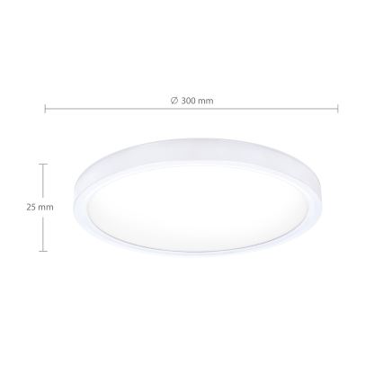 Brilagi - Φωτιστικό οροφής LED ESTELA LED/18W/230V λευκό