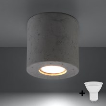 Brilagi -  Φωτιστικό οροφής LED FRIDA 1xGU10/7W/230V τσιμέντο