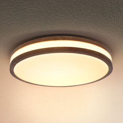 Brilagi - Φωτιστικό οροφής LED MOLINA LED/24W/230V δρυς διάμετρος 29 cm