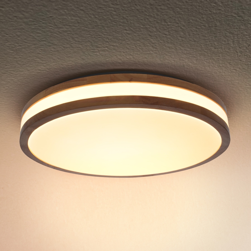 Brilagi - Φωτιστικό οροφής LED MOLINA LED/24W/230V δρυς διάμετρος 29 cm