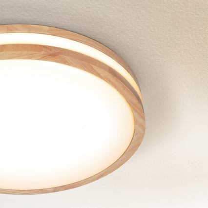 Brilagi - Φωτιστικό οροφής LED MOLINA LED/24W/230V δρυς διάμετρος 29 cm
