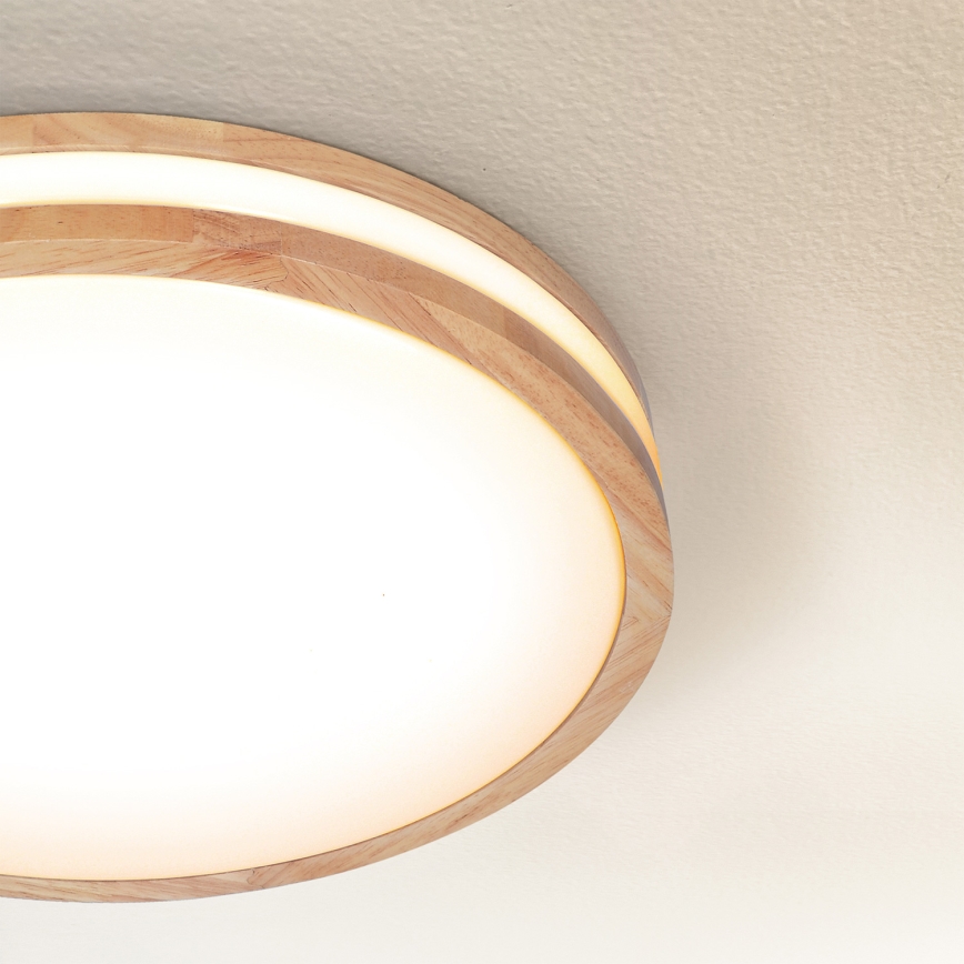 Brilagi - Φωτιστικό οροφής LED MOLINA LED/24W/230V δρυς διάμετρος 29 cm