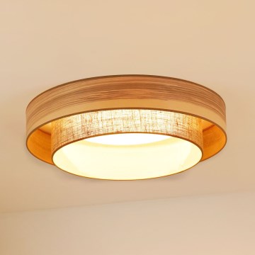 Brilagi - Φωτιστικό οροφής LED MONTANA BOHO LED/26W/230V διάμετρος 60 cm καφέ