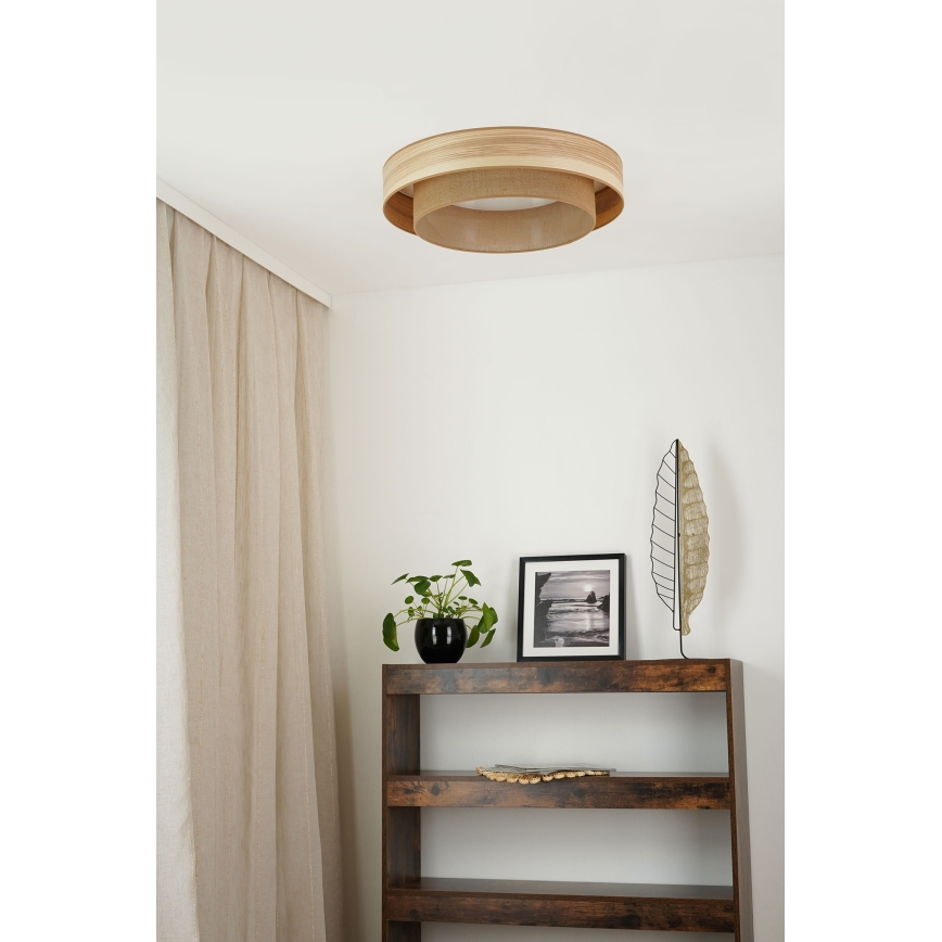 Brilagi - Φωτιστικό οροφής LED MONTANA BOHO LED/26W/230V διάμετρος 60 cm καφέ