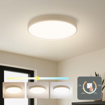 Brilagi - Φωτιστικό οροφής LED POOL/36W/230V 3000/4500/6000K διάμ. 30 cm μπεζ