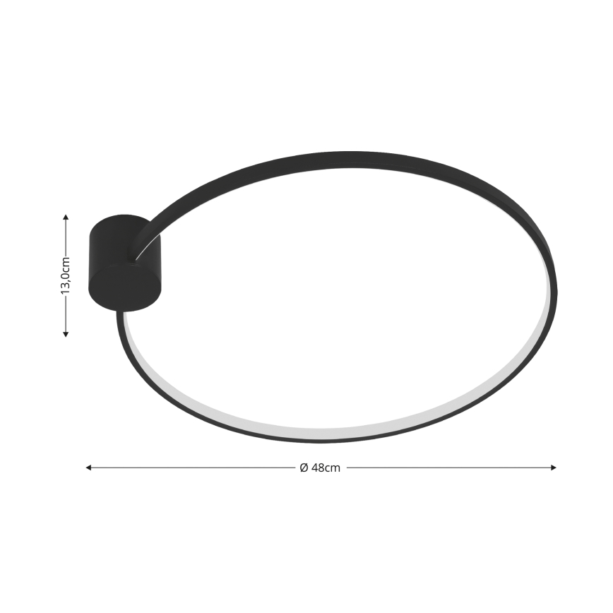 Brilagi - Φωτιστικό οροφής LED RINGO LED/18W/230V