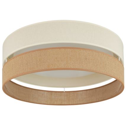 Brilagi - Φωτιστικό οροφής LED ROYAL YUTE LED/24W/230V διάμετρος 45 cm μπεζ/κρεμ