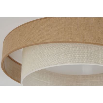 Brilagi - Φωτιστικό οροφής LED SHINE LED/24W/230V διάμετρος 60 cm μπεζ/κρεμ