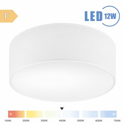 Brilagi - Φωτιστικό οροφής LED SIRIJA LED/12W/230V διάμετρος 35 cm λευκό