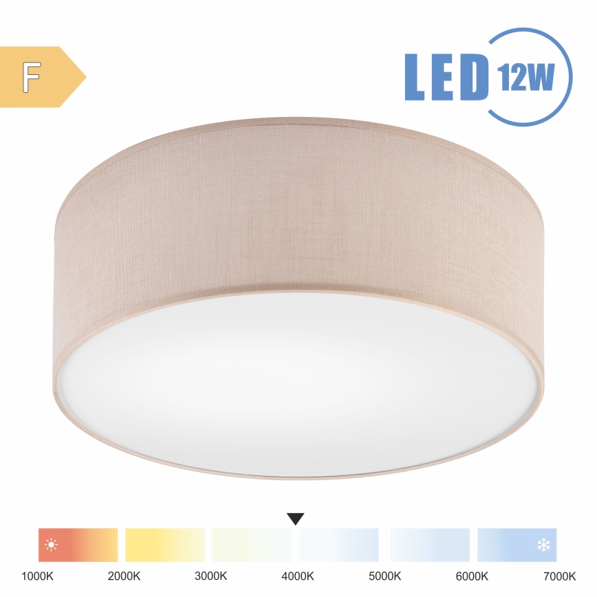 Brilagi - Φωτιστικό οροφής LED SIRIJA LED/12W/230V διάμετρος 35 cm μπεζ