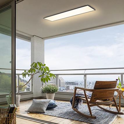 Brilagi - Φωτιστικό οροφής LED SLIMFRAME LED/58W/230V 120x30 cm μαύρο