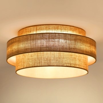 Brilagi - Φωτιστικό οροφής LED SPACE YUTE LED/12W/230V διάμετρος 50 cm 3000K/4000K/6400K μπεζ