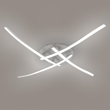 Brilagi - Φωτιστικό οροφής LED STRIPES LED/32W/230V 60x60 cm ασημί