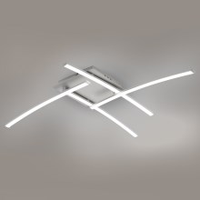 Brilagi - Φωτιστικό οροφής LED STRIPES LED/32W/230V ασημί