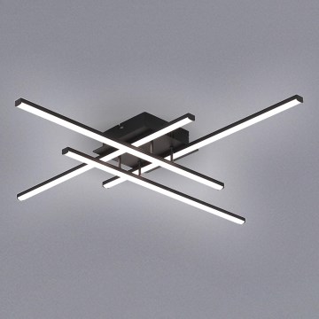 Brilagi - Φωτιστικό οροφής LED STRIPES LED/37W/230V 68x68 cm μαύρο