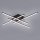 Brilagi - Φωτιστικό οροφής LED STRIPES LED/37W/230V 68x68 cm μαύρο