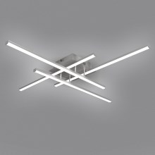 Brilagi - Φωτιστικό οροφής LED STRIPES LED/37W/230V ασήμι