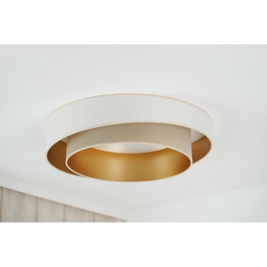 Brilagi - Φωτιστικό οροφής LED VEGAS SHINE LED/24W/230V διάμετρος 60 cm μπεζ/κρεμ