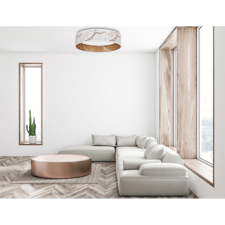 Brilagi - Φωτιστικό οροφής LED VELVET LED/12W/230V δ. 30 cm 3000K/4000K/6400K λευκό/χρυσό