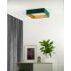 Brilagi - Φωτιστικό οροφής LED VELVET SQUARE LED/24W/230V πράσινο
