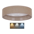 Brilagi - Φωτιστικό οροφής LED VELVET STAR LED/24W/230V δ. 40 cm 3000K/4000K/6400K καφέ