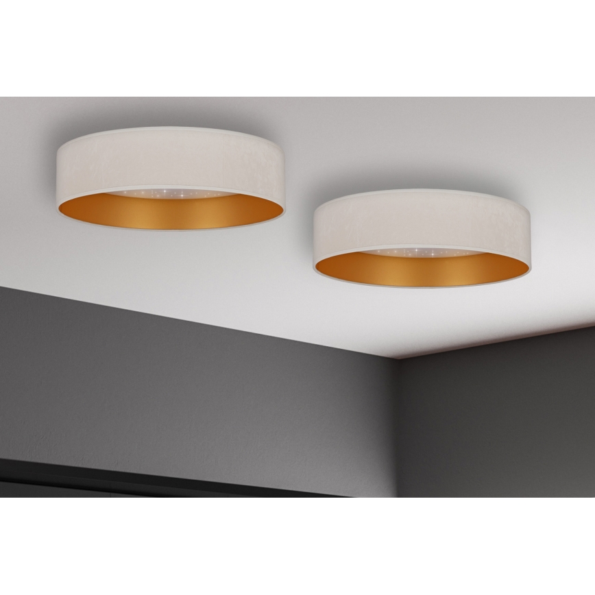 Brilagi - Φωτιστικό οροφής LED VELVET STAR LED/24W/230V δ. 40 cm 3000K/4000K/6400K κρεμ/χρυσό