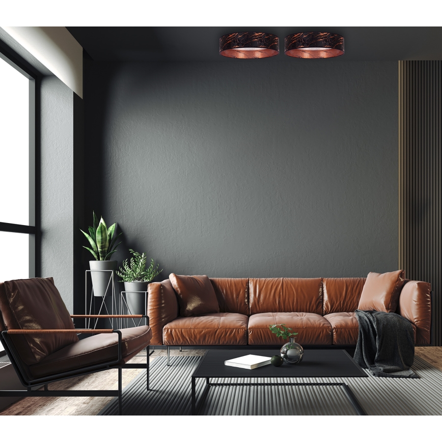 Brilagi - Φωτιστικό οροφής LED VELVET STAR LED/24W/230V δ. 40 cm 3000K/4000K/6400K μαύρο/χάλκινο